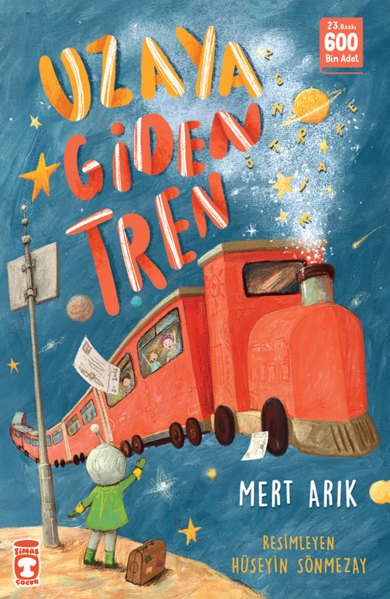 Uzaya Giden Tren kitap kapağı