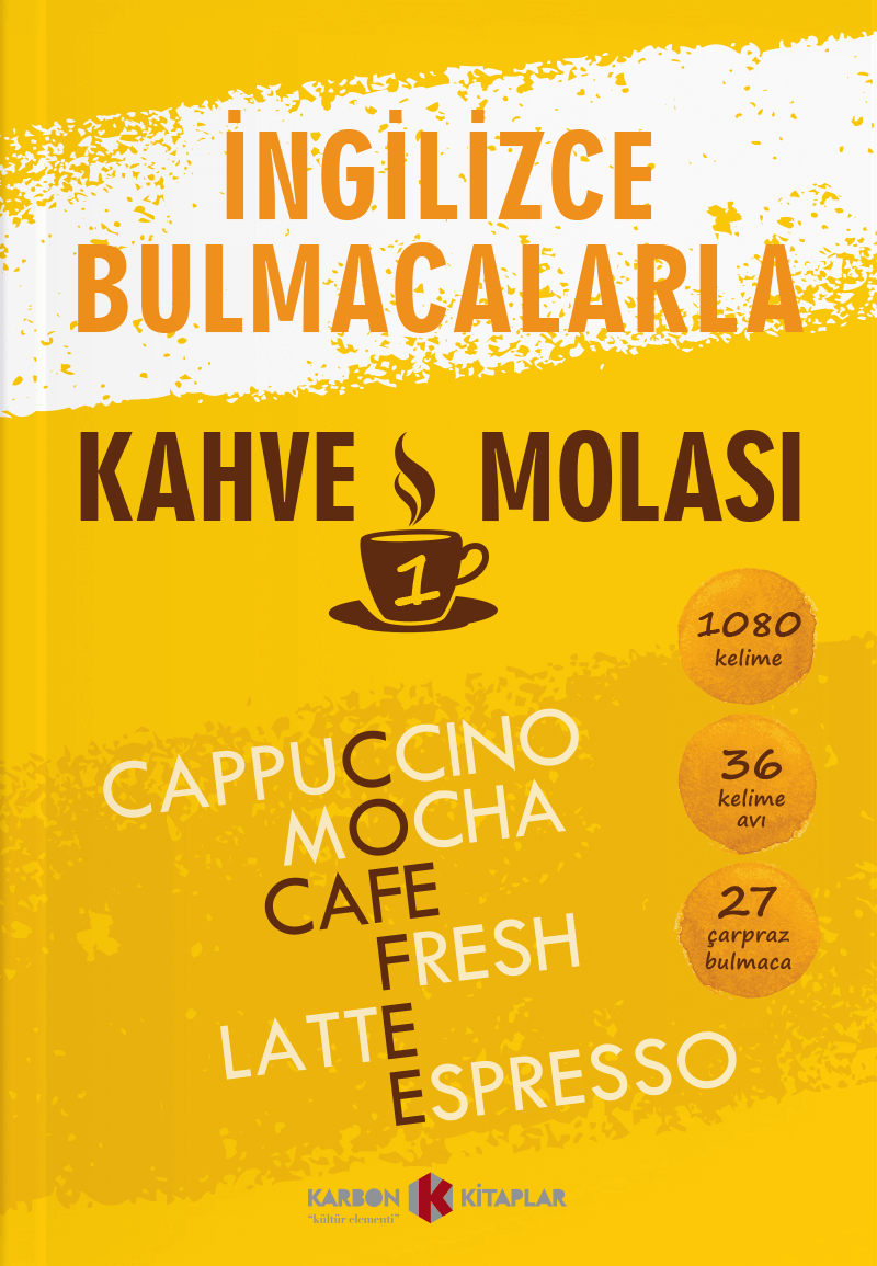İngilizce Bulmacalarla Kahve Molası -1 kitap kapağı