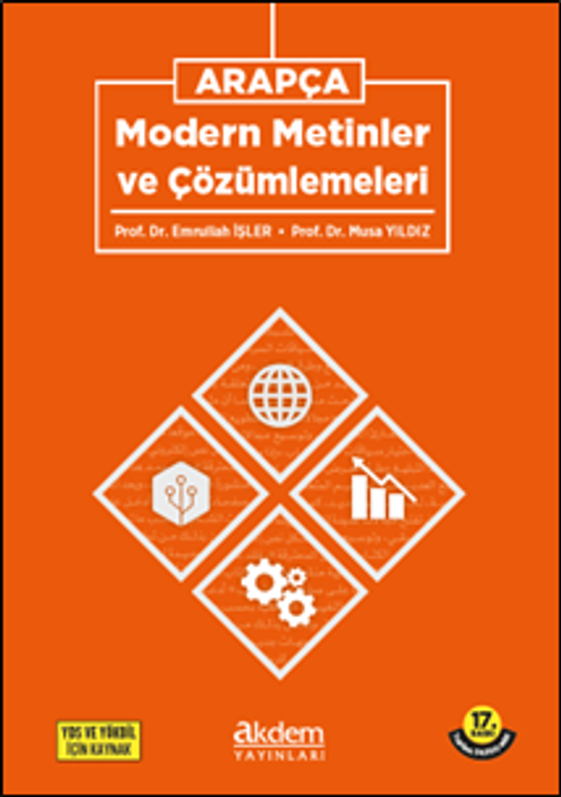 Arapça Modern Metinler ve Çözümlemeleri kitap kapağı