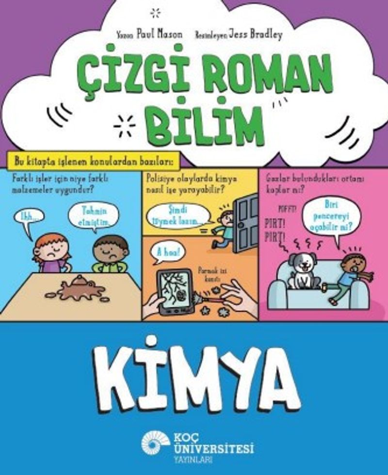 Çizgi Roman Bilim – Kimya kitap kapağı