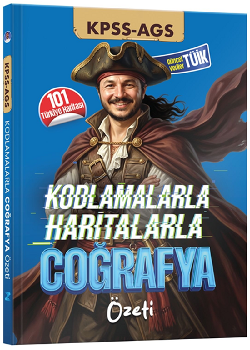 KPSS-AGS Kodlamalarla Haritalarla Coğrafya Özeti Cep Kitabı kitap kapağı
