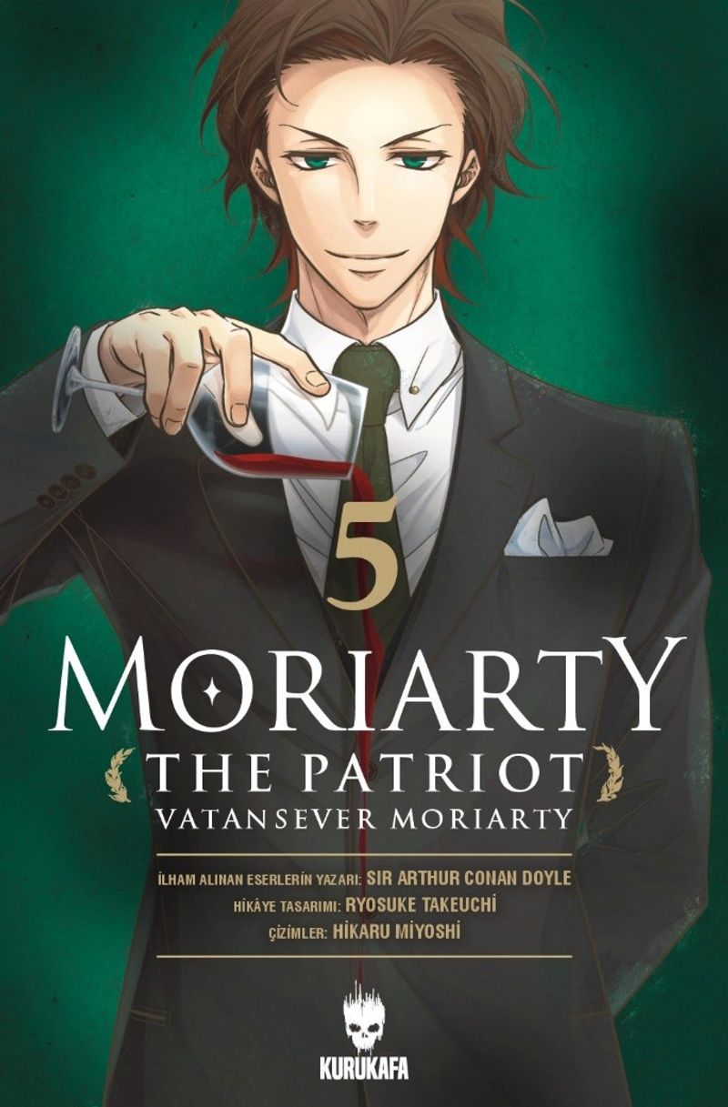 Moriarty the Patriot / Vatansever Moriarty 5 kitap kapağı