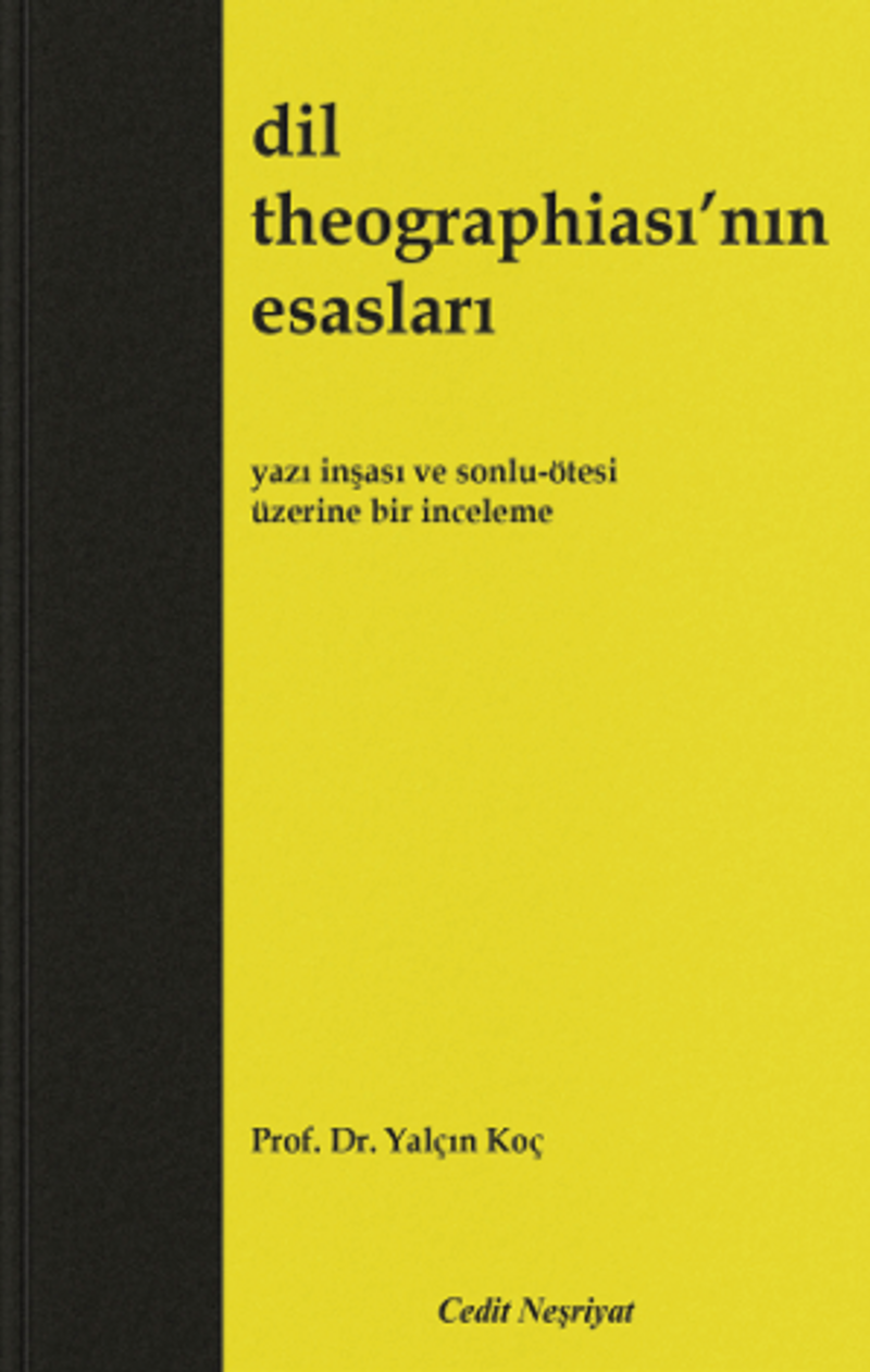 Dil Theographiası'nın Esasları kitap kapağı