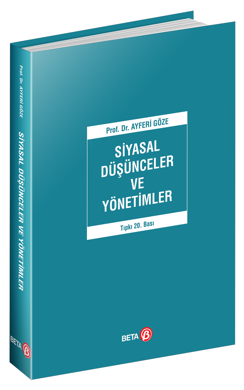 Siyasal Düşünceler ve Yönetimler kitap kapağı