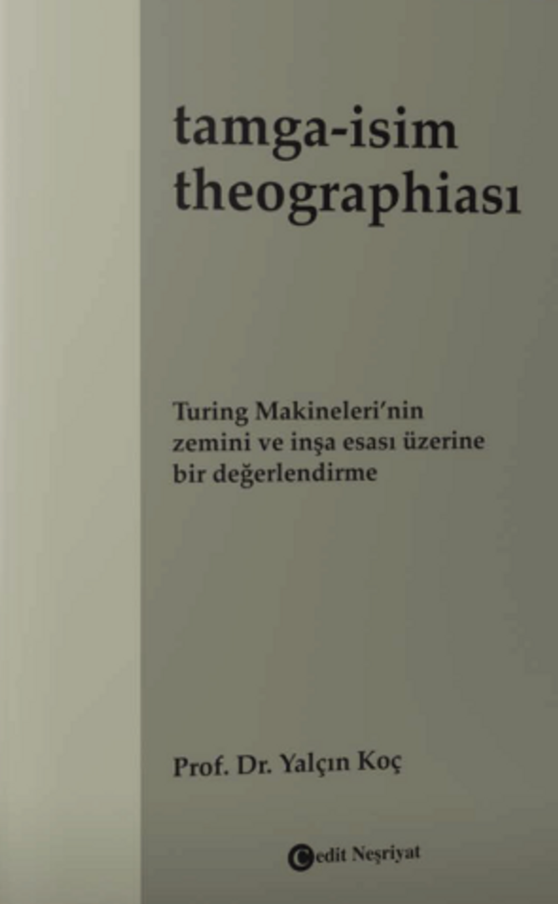 Tamga-isim Theographiası kitap kapağı