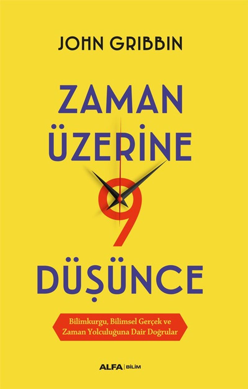 Zaman Üzerine Dokuz Düşünce kitap kapağı