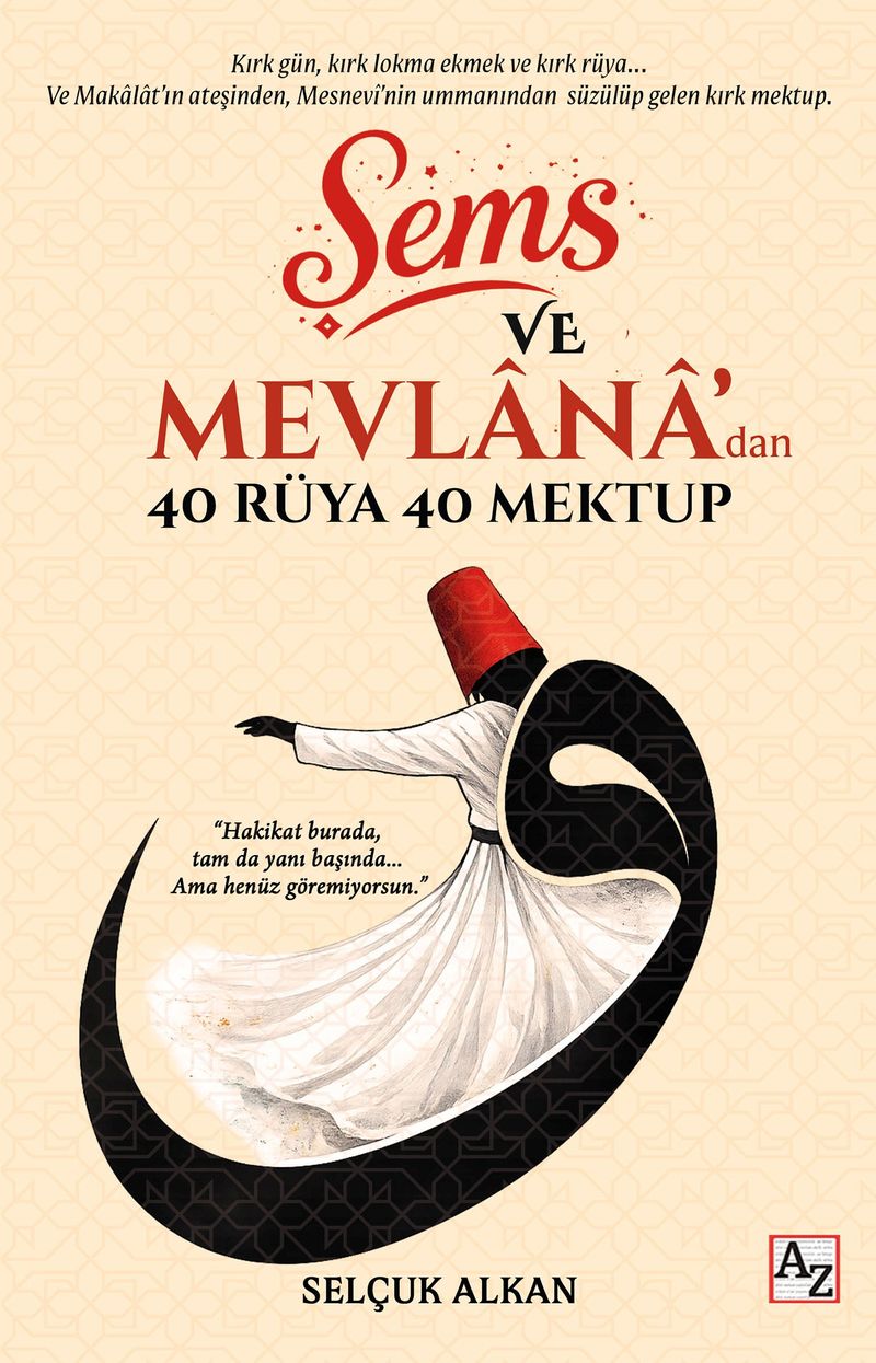Şems ve Mevlana'dan 40 Rüya 40 Mektup kitap kapağı
