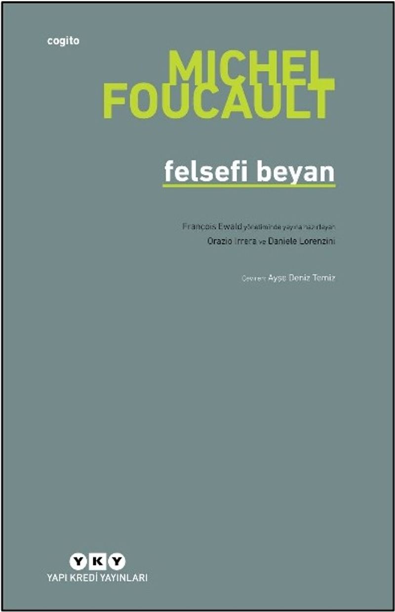 Felsefi Beyan kitap kapağı