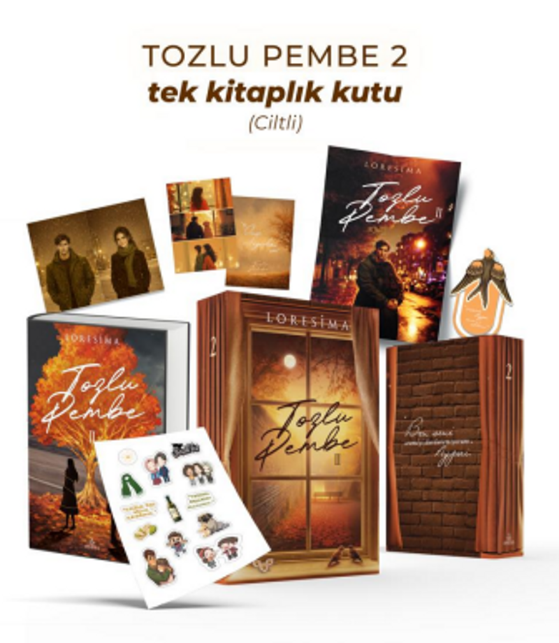 Tozlu Pembe 2 (Tek Kitaplık Kutu Ciltli) kitap kapağı