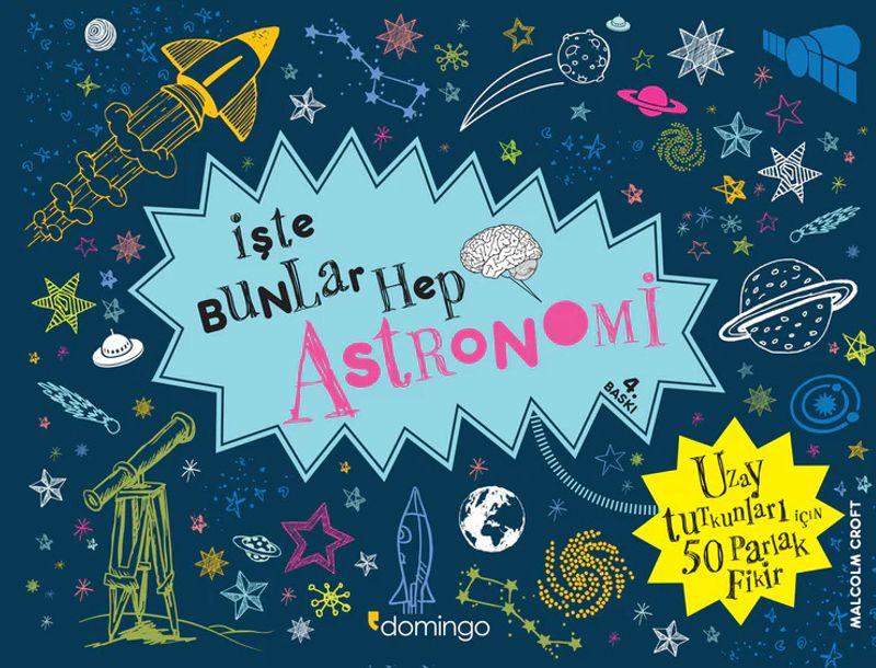 İşte Bunlar Hep Astronomi kitap kapağı