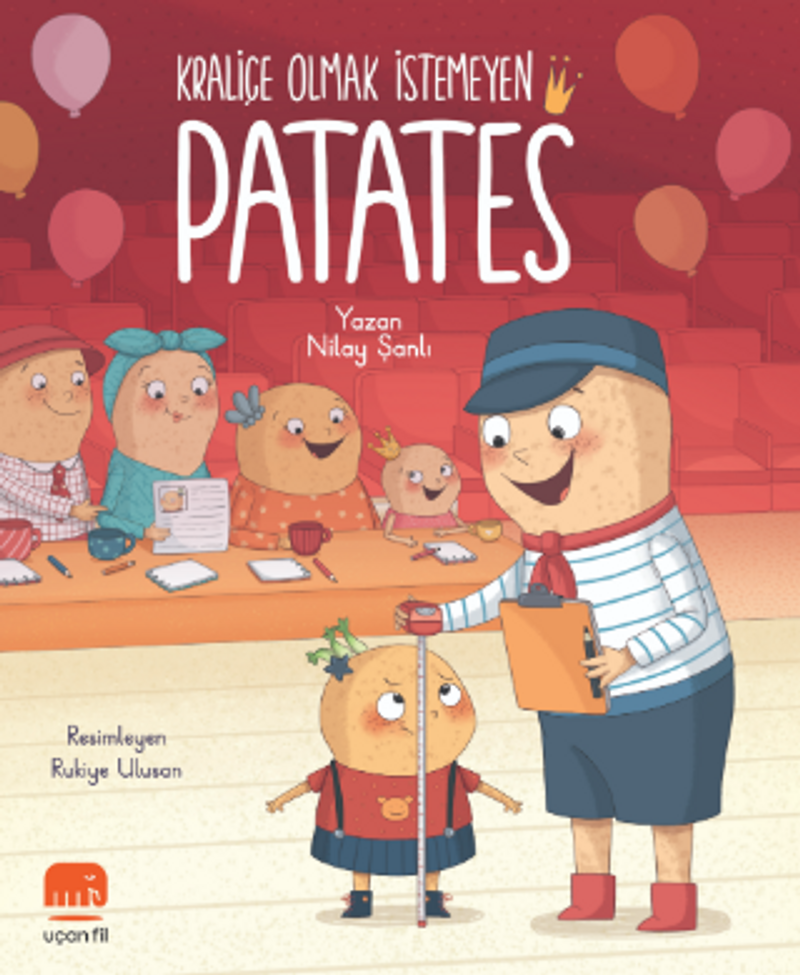 Kraliçe Olmak İstemeyen Patates kitap kapağı