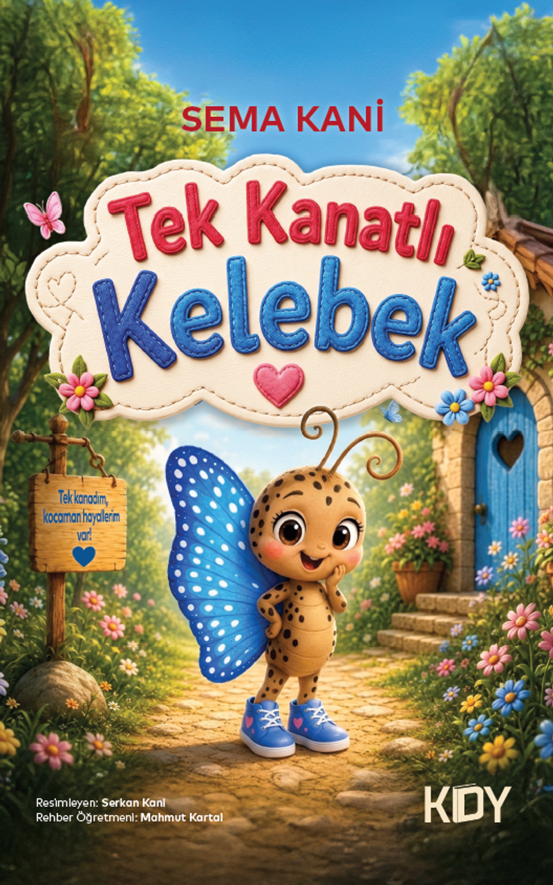 Tek Kanatlı Kelebek kitap kapağı