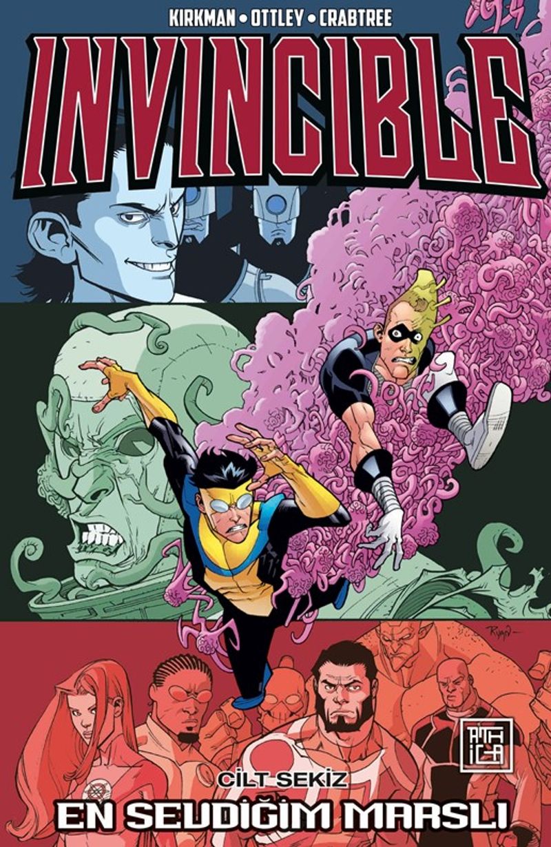 Invincible 8 - En Sevdiğim Marslı kitap kapağı