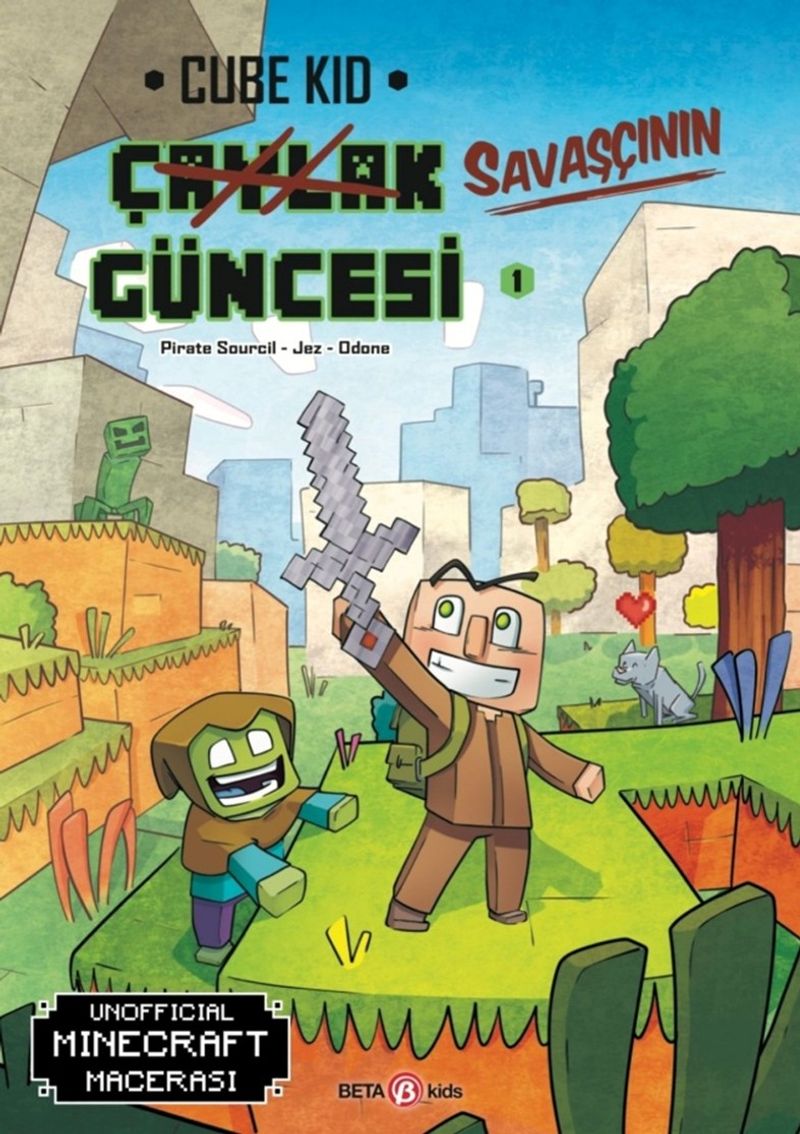 Bir Unofficial Minecraft Macerası 1 / Yeni Bir Savaşçı kitap kapağı