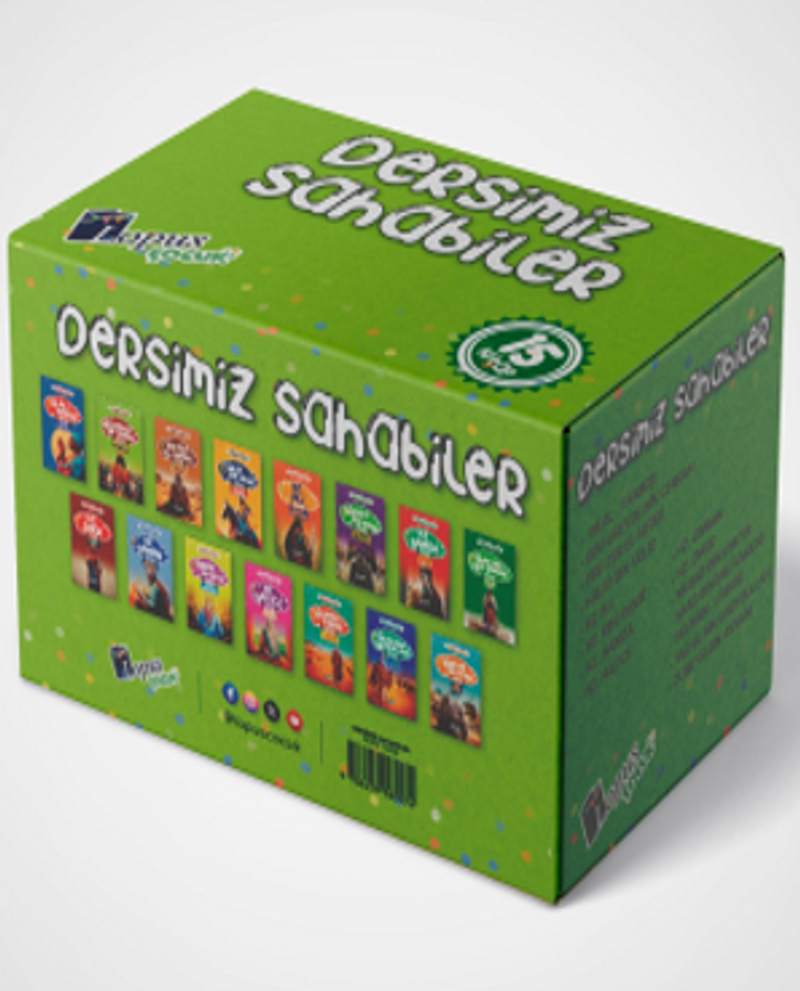 Dersimiz Sahabiler Seti (15 Kitap Kutulu) kitap kapağı