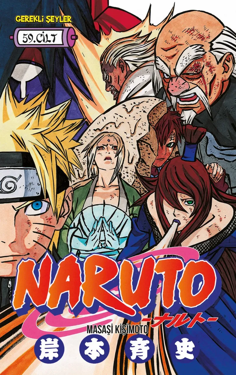 Naruto 59. Cilt kitap kapağı
