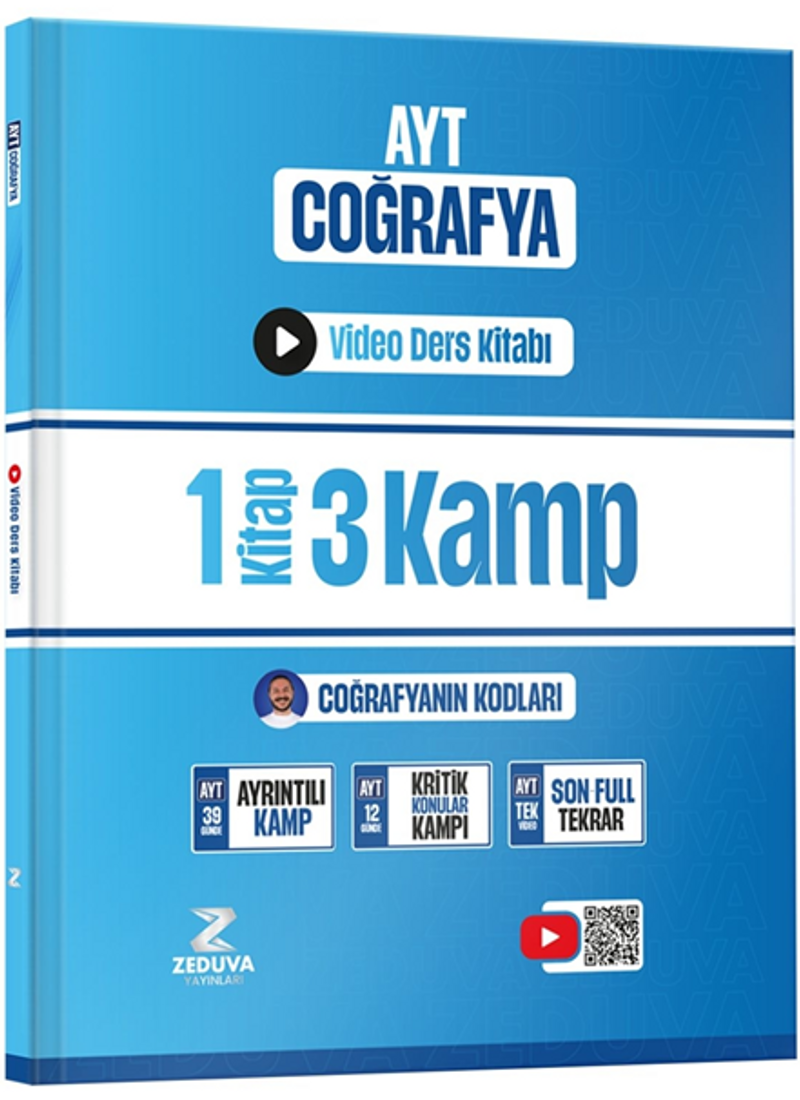 Coğrafyanın Kodları AYT Coğrafya 1 Kitap 3 Kamp Video Ders Kitabı kitap kapağı
