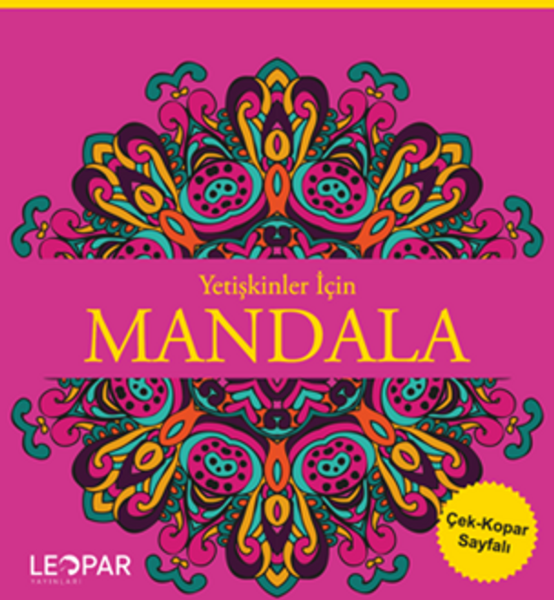 Yetişkinler İçin Mandala (Pembe) kitap kapağı