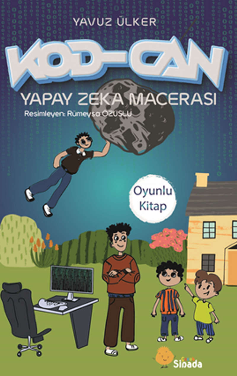 Kod-Can Yapay Zeka Macerası (Yaz Sil Oyunlu Kitap) kitap kapağı