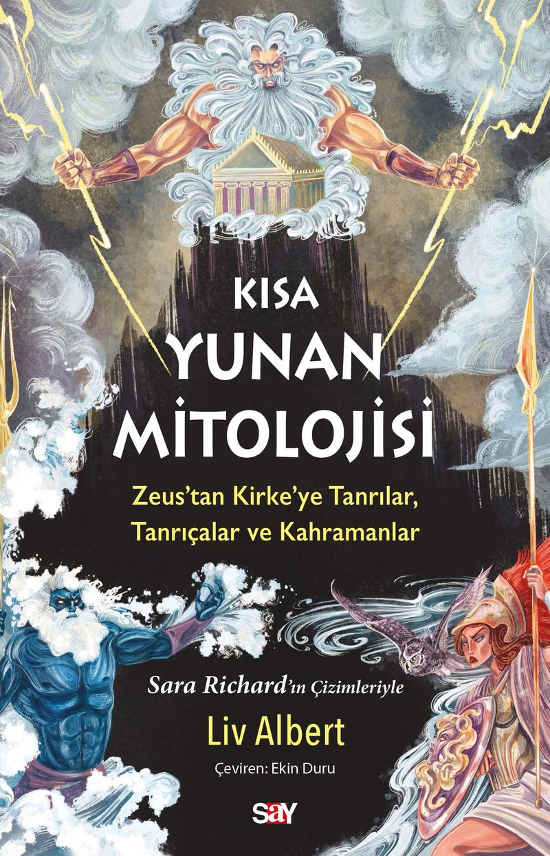 Kısa Yunan Mitolojisi (Renkli Baskı) kitap kapağı