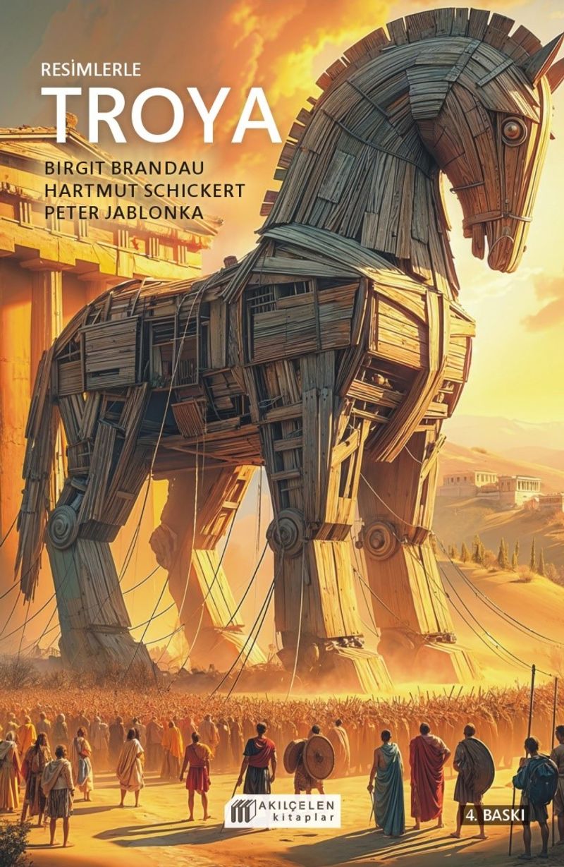 Resimlerle Troya kitap kapağı