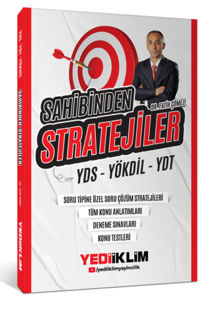 YDS YÖKDİL YDT Sahibinden Stratejiler kitap kapağı