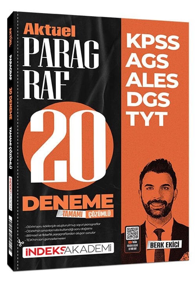 KPSS MEB-AGS ALES DGS TYT Aktüel Paragraf 20 Deneme Çözümlü kitap kapağı