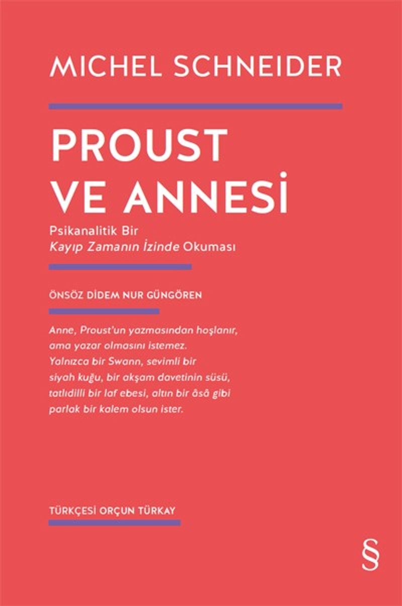 Proust ve Annesi kitap kapağı