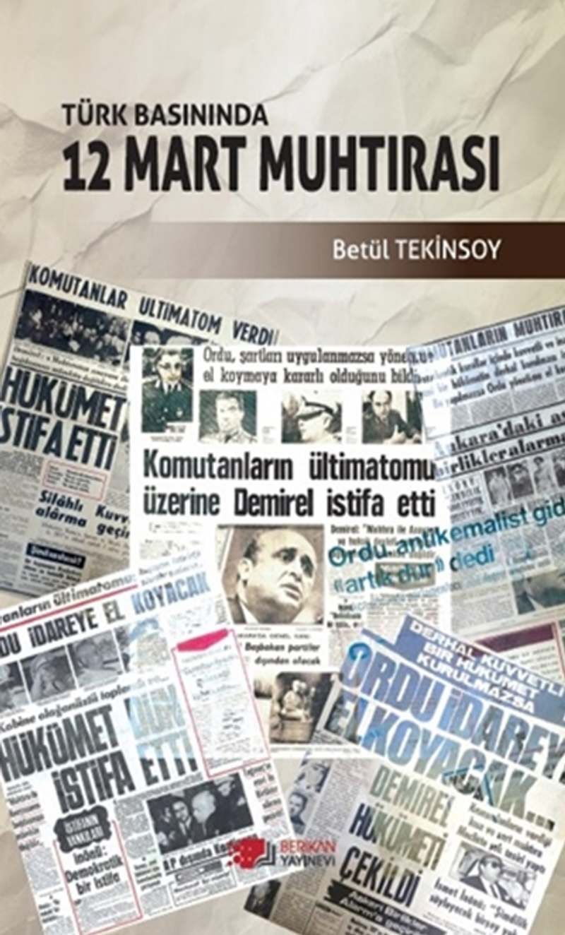Türk Basınında 12 Mart Muhtırası kitap kapağı