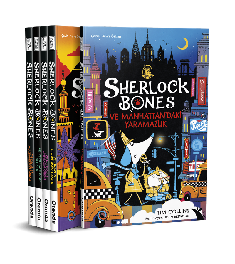 Sherlock Bones (5'li Set) kitap kapağı