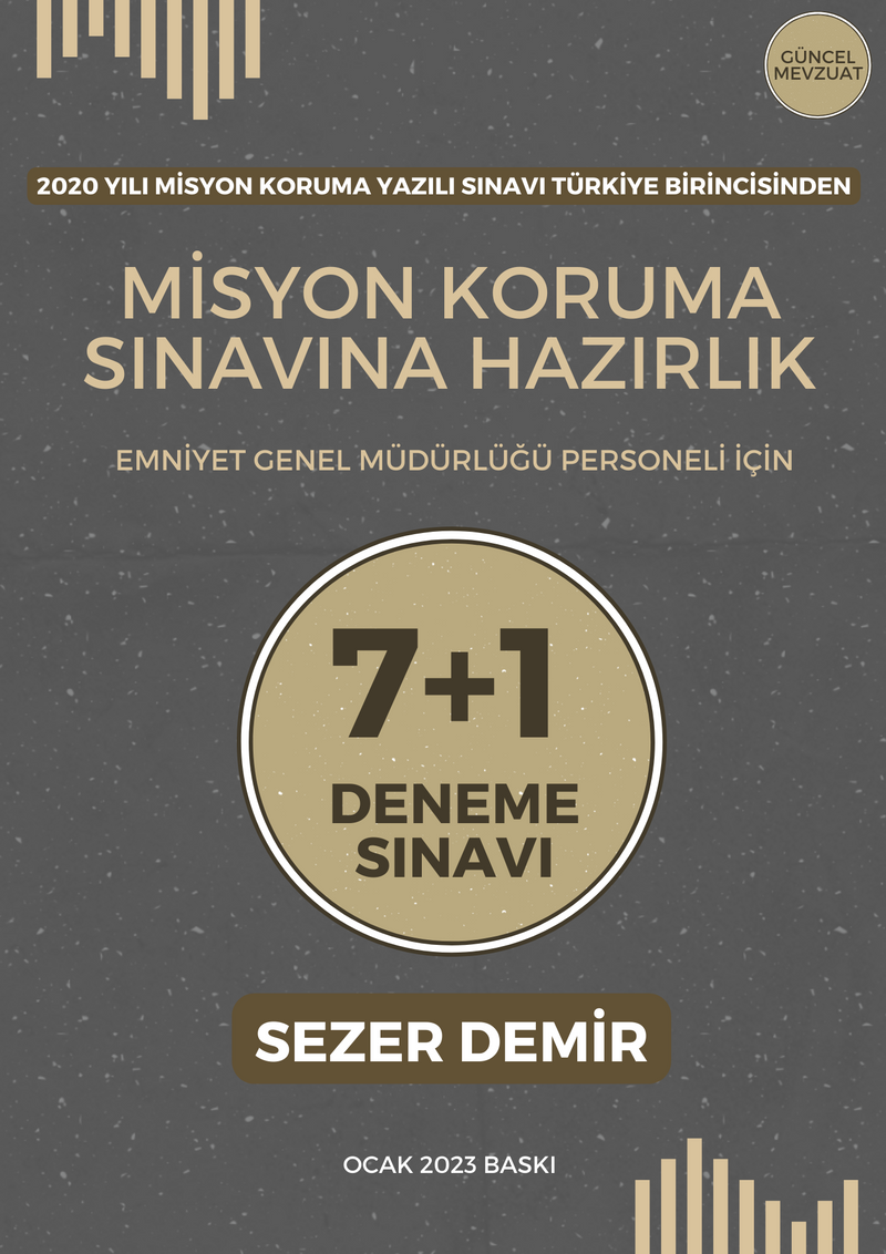 Misyon Koruma Sınavına Hazırlık 8'li Deneme Sınavı kitap kapağı