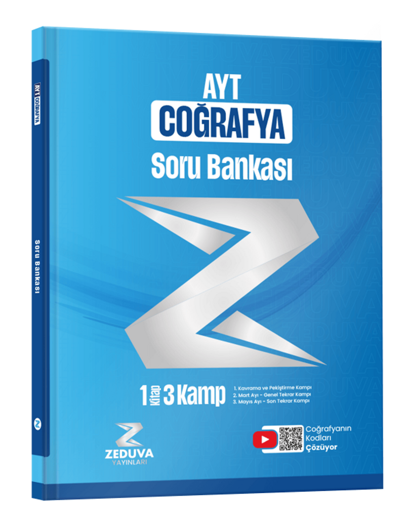 Coğrafyanın Kodları AYT Coğrafya 1 Kitap 3 Kamp Soru Bankası kitap kapağı