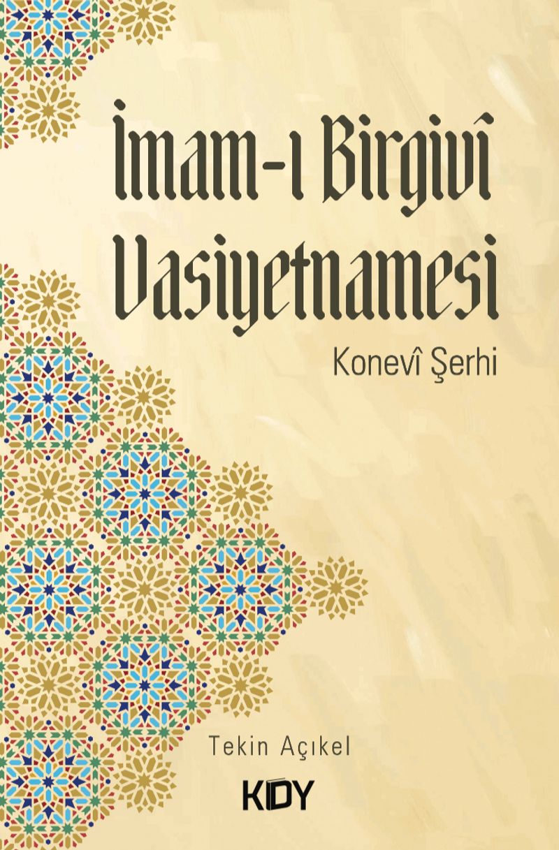 İmam-ı Birgivi Vasiyetnamesi kitap kapağı