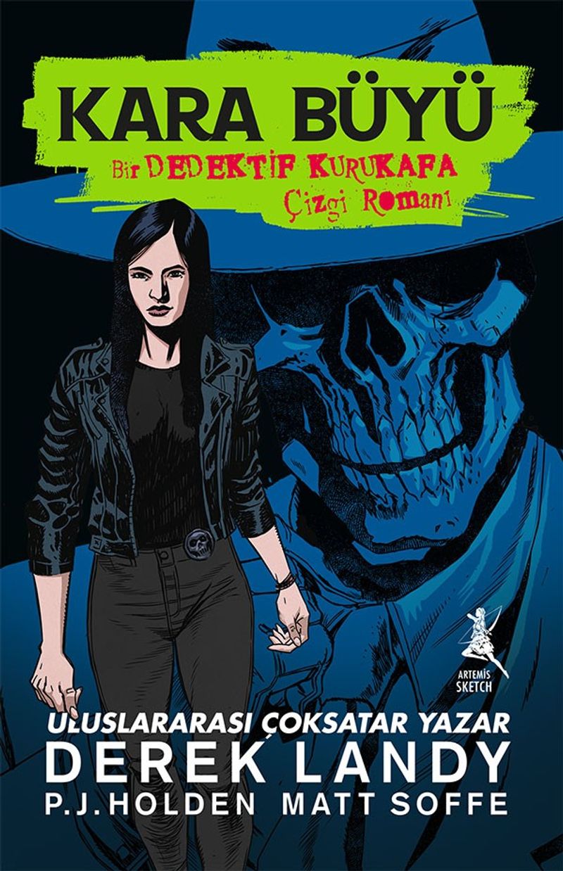Kara Büyü / Bir Dedektif Kurukafa Çizgi Romanı kitap kapağı