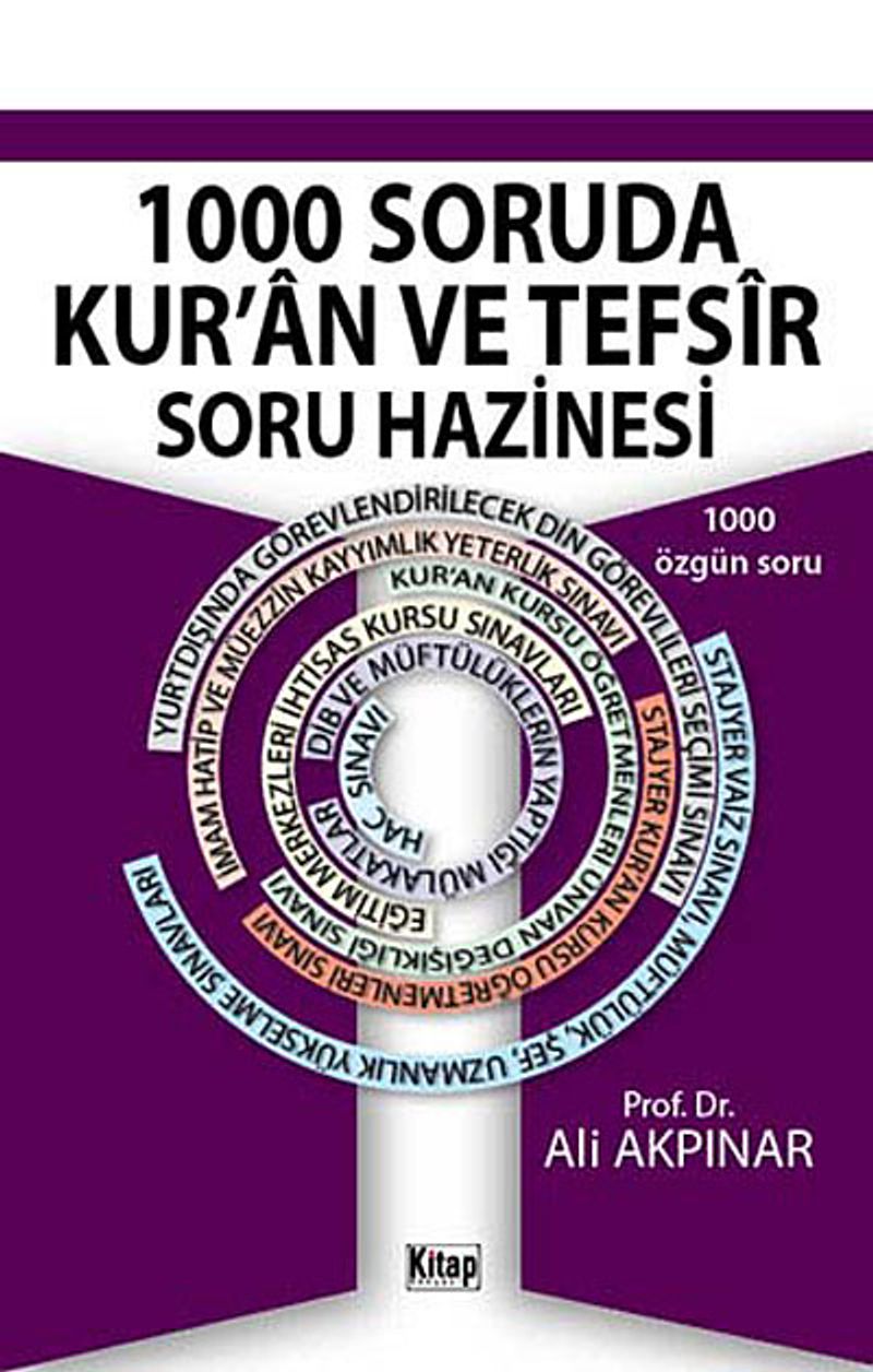 1000 Soruda Kur'an ve Tefsir Soru Hazinesi kitap kapağı