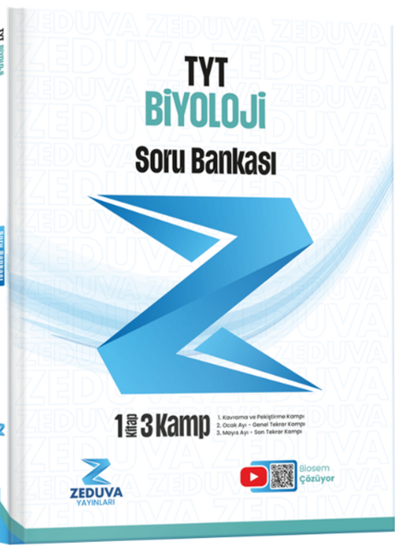 Biosem TYT Biyoloji 1 Kitap 3 Kamp Soru Bankası kitap kapağı