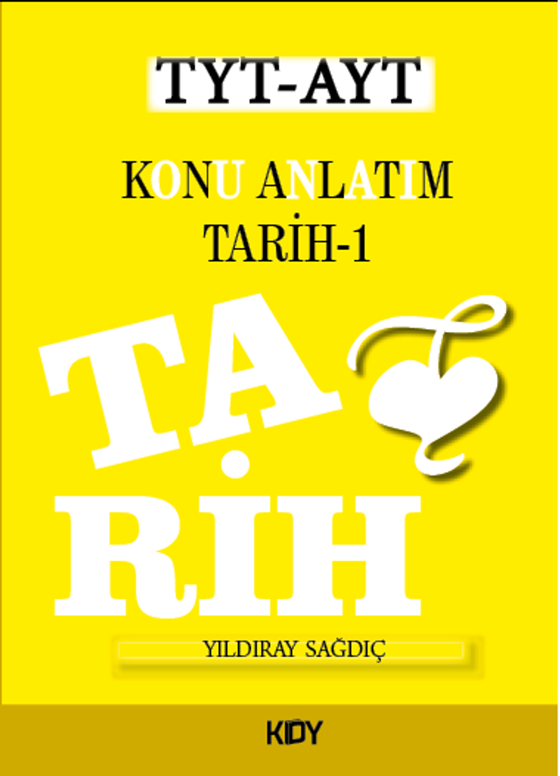 TYT-AYT Konu Anlatımı Tarih 1 kitap kapağı
