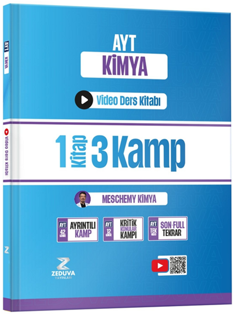 Meschemy Kimya AYT Kimya 1 Kitap 3 Kamp Video Ders Kitabı kitap kapağı