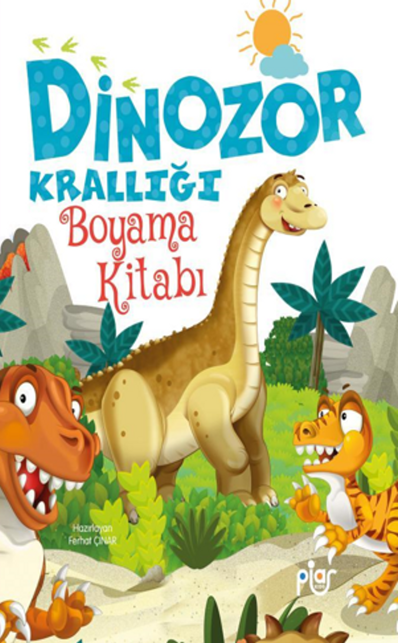 Dinozor Krallığı Boyama Kitabı kitap kapağı