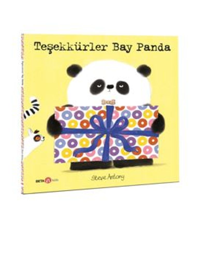 Teşekkürler Bay Panda kitap kapağı
