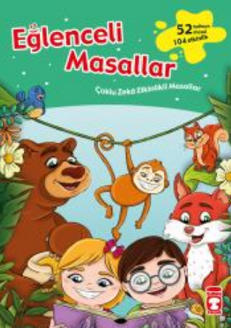 Eğlenceli Masallar (52 Masal, 104 Etkinlik) kitap kapağı