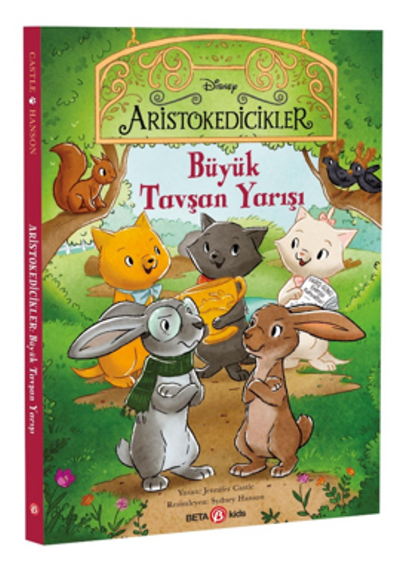 Disney Aristokedicikler Büyük Tavşan Yarışı kitap kapağı