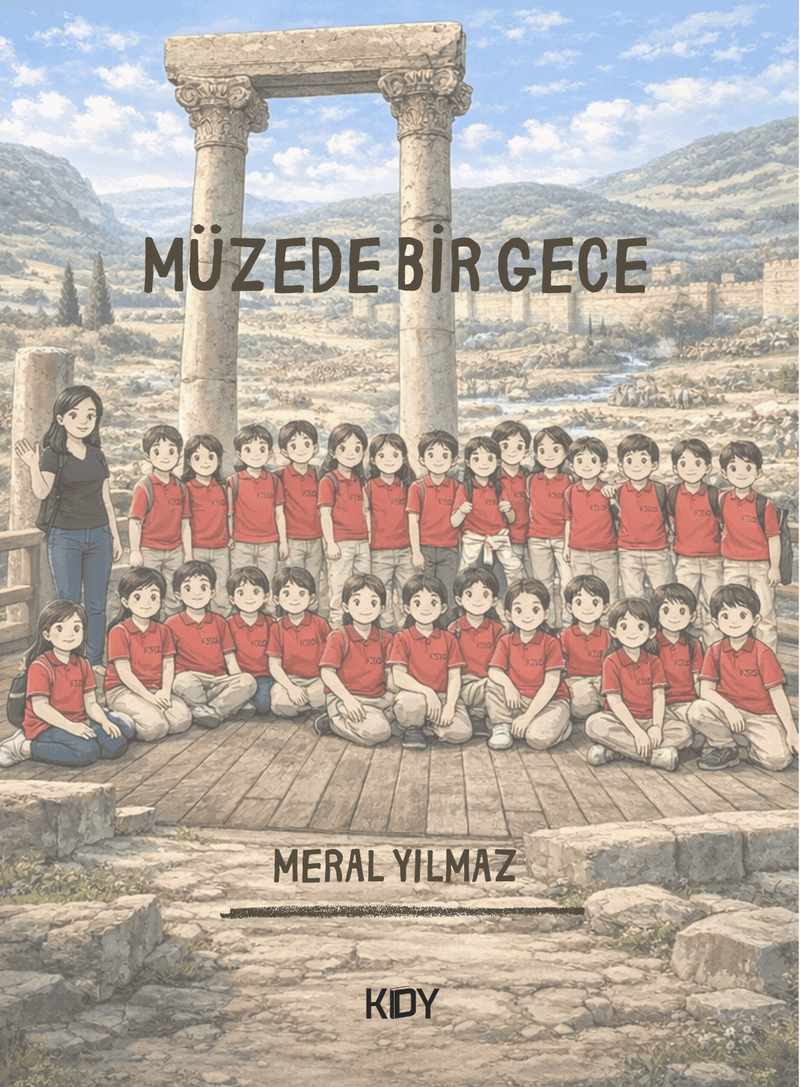 Müzede Bir Gece kitap kapağı