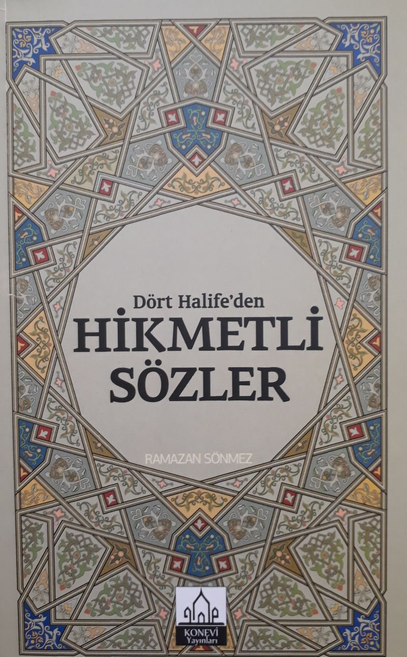 Dört Halifeden hikmetli sözler kitap kapağı