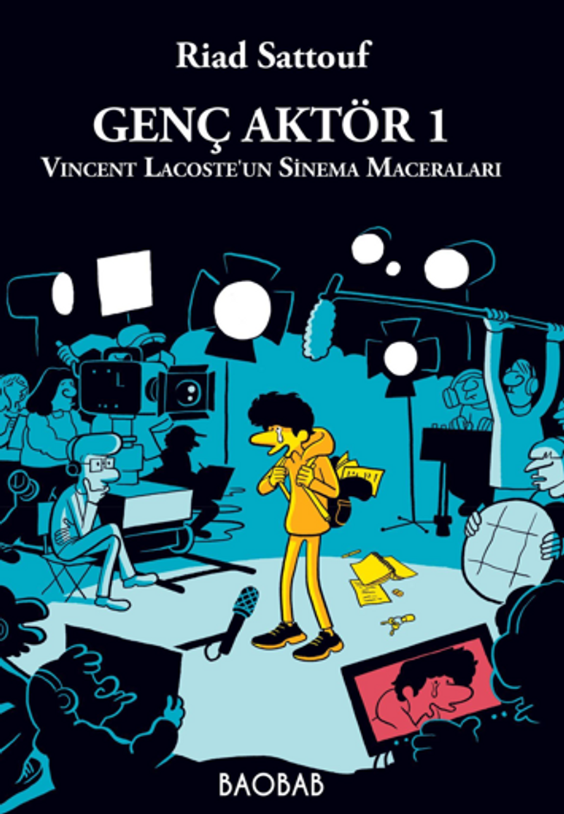 Genç Aktör 1: Vincent Lacoste'un Sinema Maceraları (Çizgi Roman) kitap kapağı