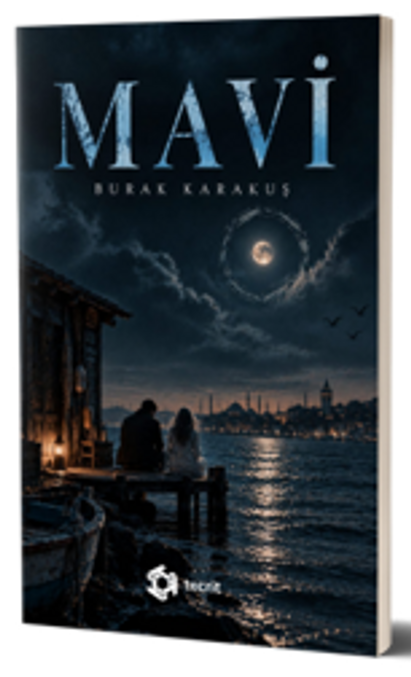 Mavi kitap kapağı