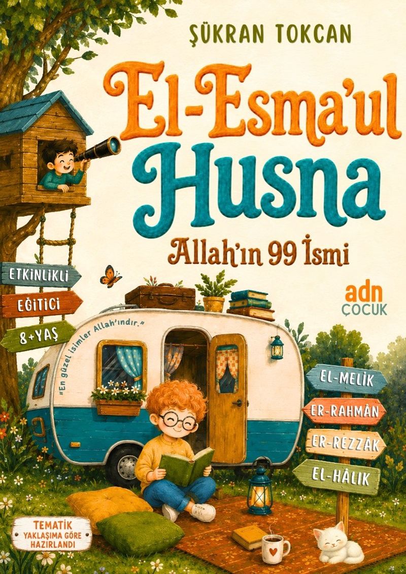 El-Esma'ul Husna Allah'ın 99 İsmi kitap kapağı