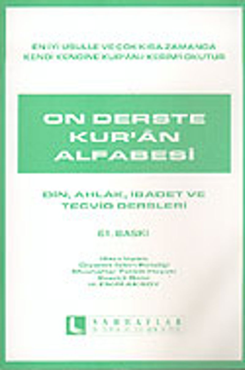 On Derste Kur'an Alfabesi kitap kapağı