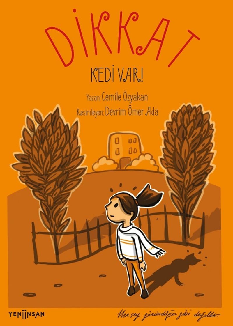 Dikkat Kedi Var kitap kapağı