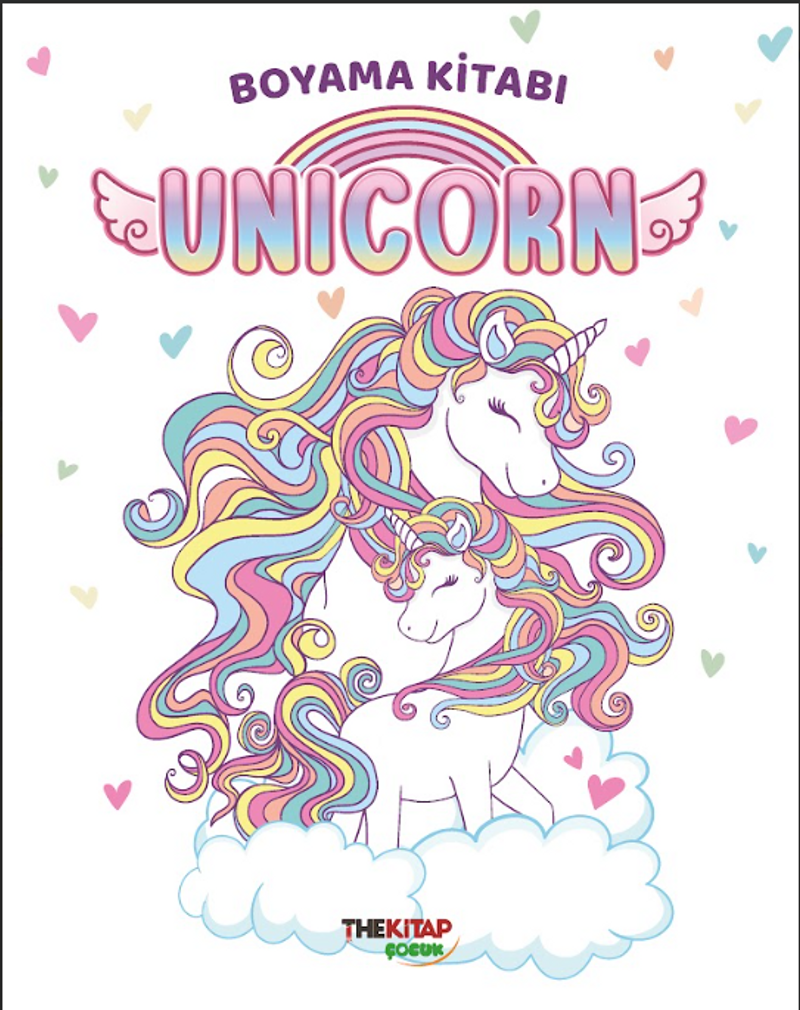 Unicorn Boyama Kitabı kitap kapağı